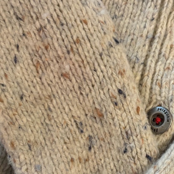 Patagonia Ranchito Wool Blend Buttoned Hoodie Long Sleeved Hooded Sweater Top - Picture 15 of 16